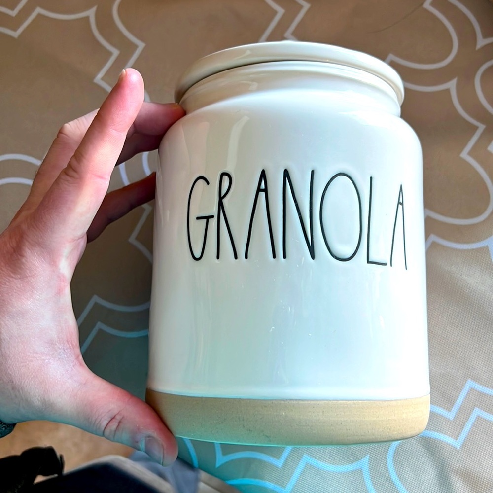 New Rae Dunn Granola Jar Canister